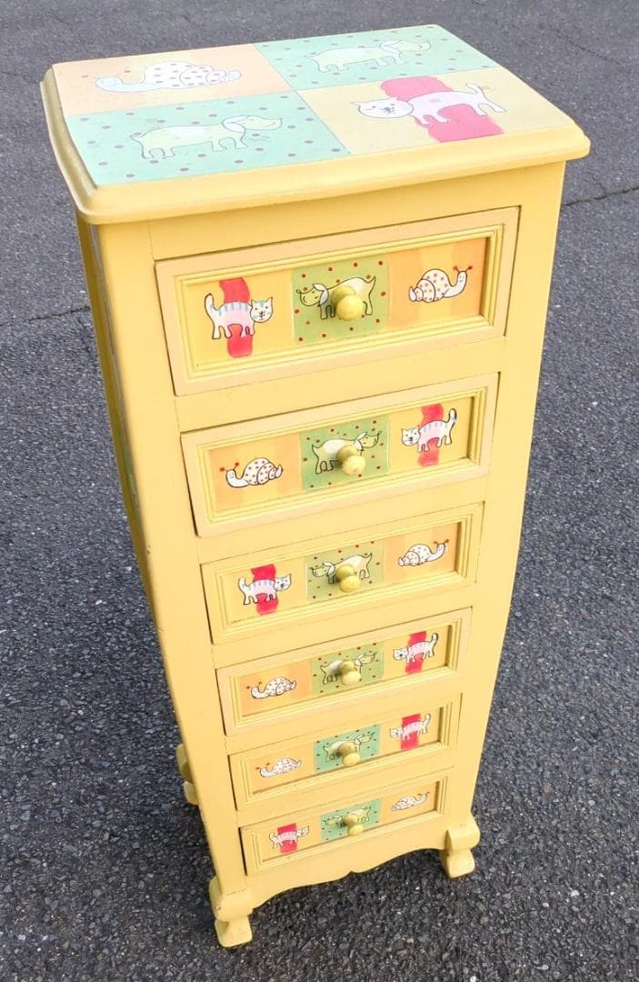 〈即購入可〉猫 ネコ ねこ 収納家具 タンス チェスト