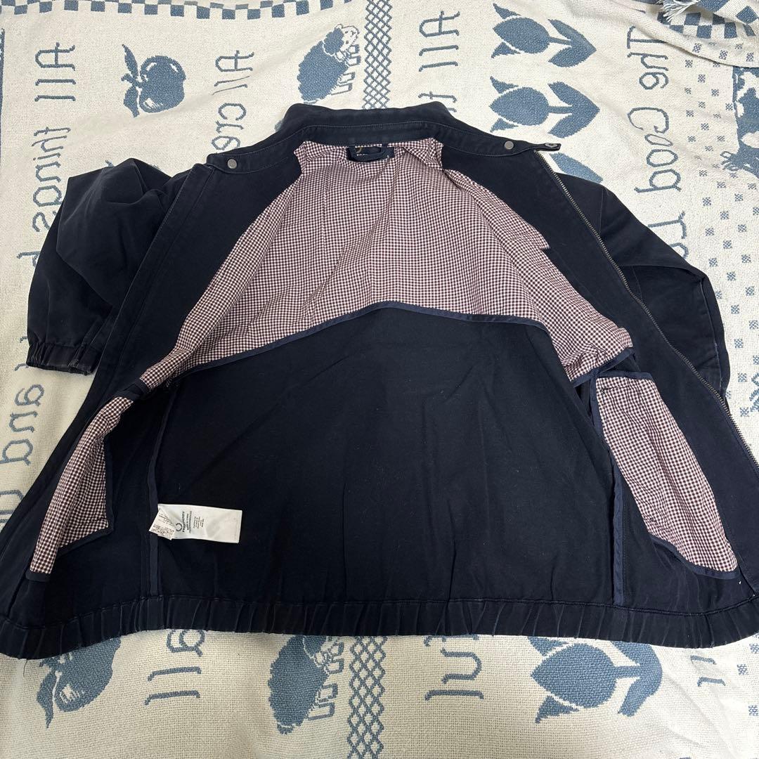 FRED PERRY ダークグレー　ネイビー　 ジャケット Sサイズ