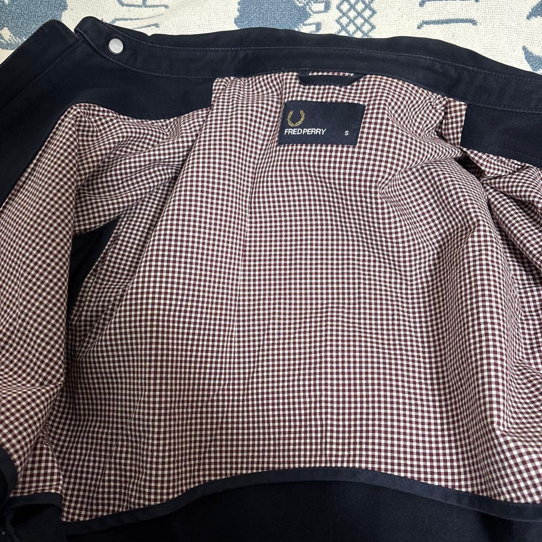 FRED PERRY ダークグレー　ネイビー　 ジャケット Sサイズ
