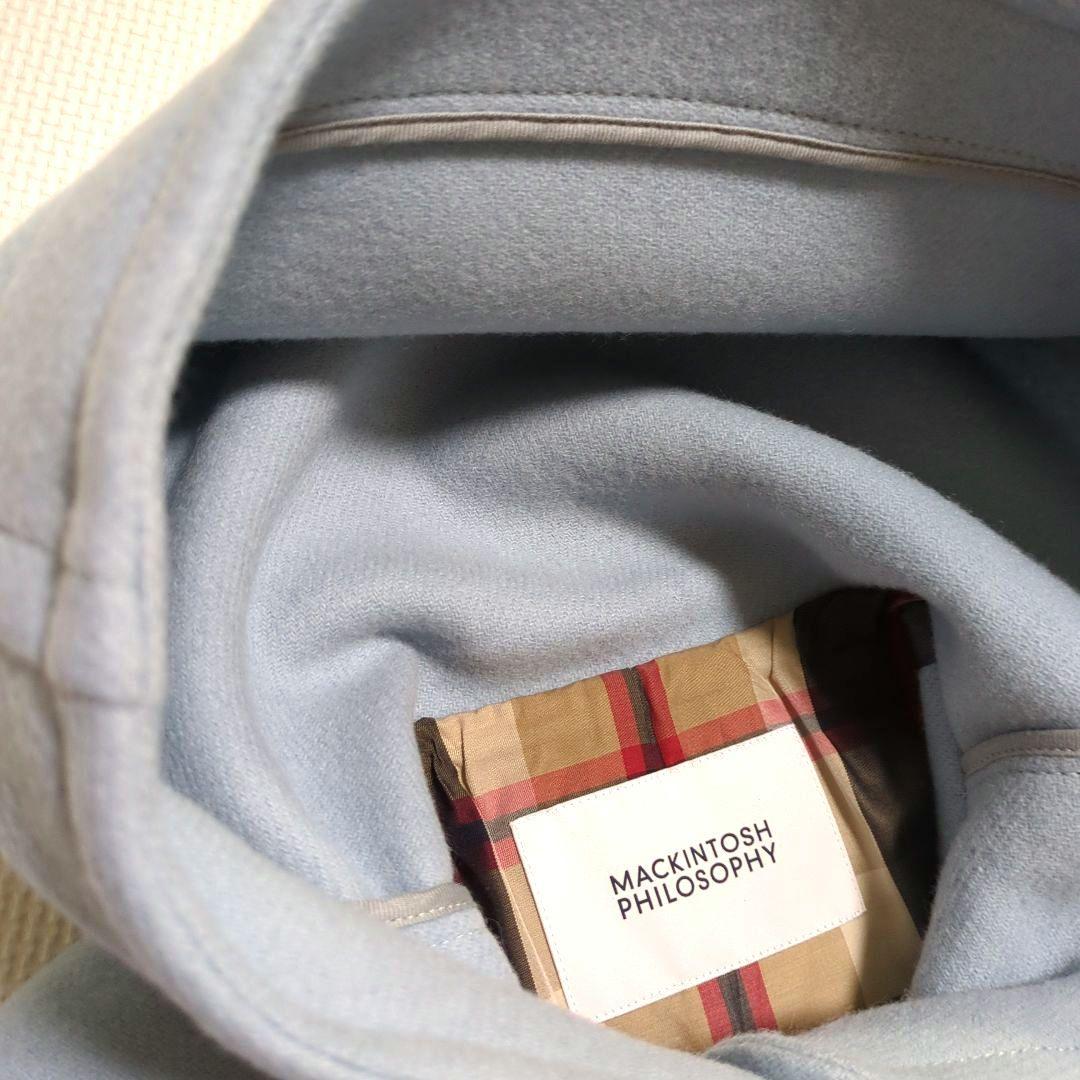 【新品未使用】マッキントッシュフィロソフィー　ダッフルコート　38　ブルー