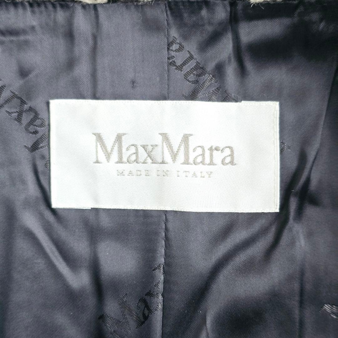 erin100318様✨マックスマーラ 最高級白タグ ベルテッドコート 千鳥柄