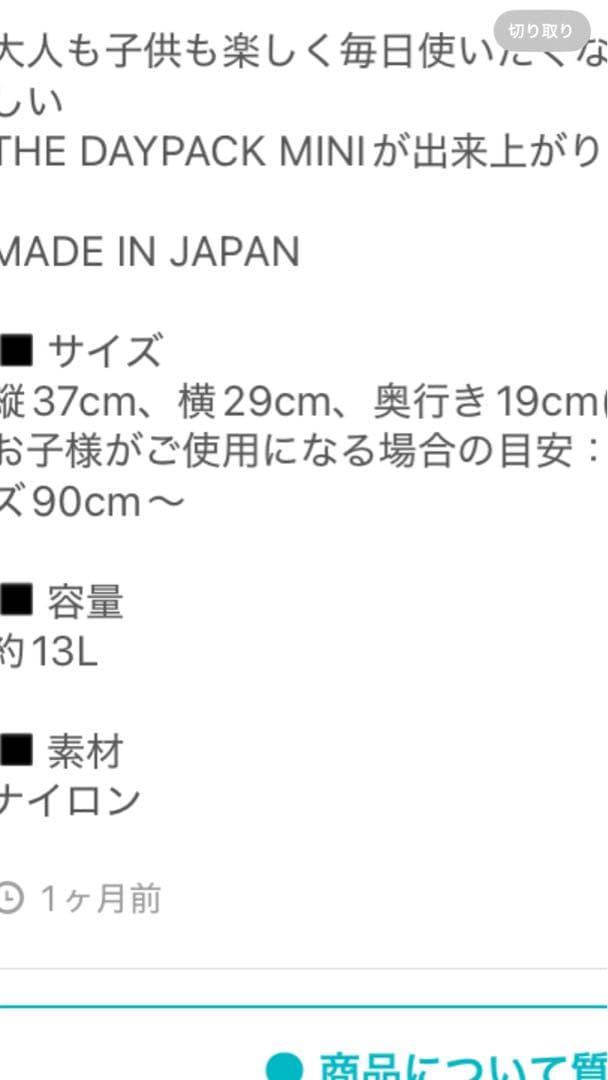 BLUE LUG the day pack mini (black)バックパック