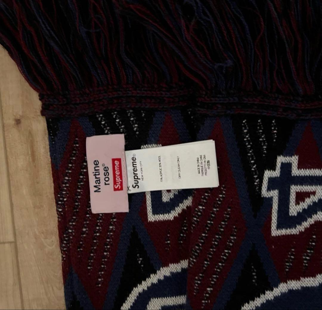 24aw SUPREME Martine Rose Scarf マフラー　ニット
