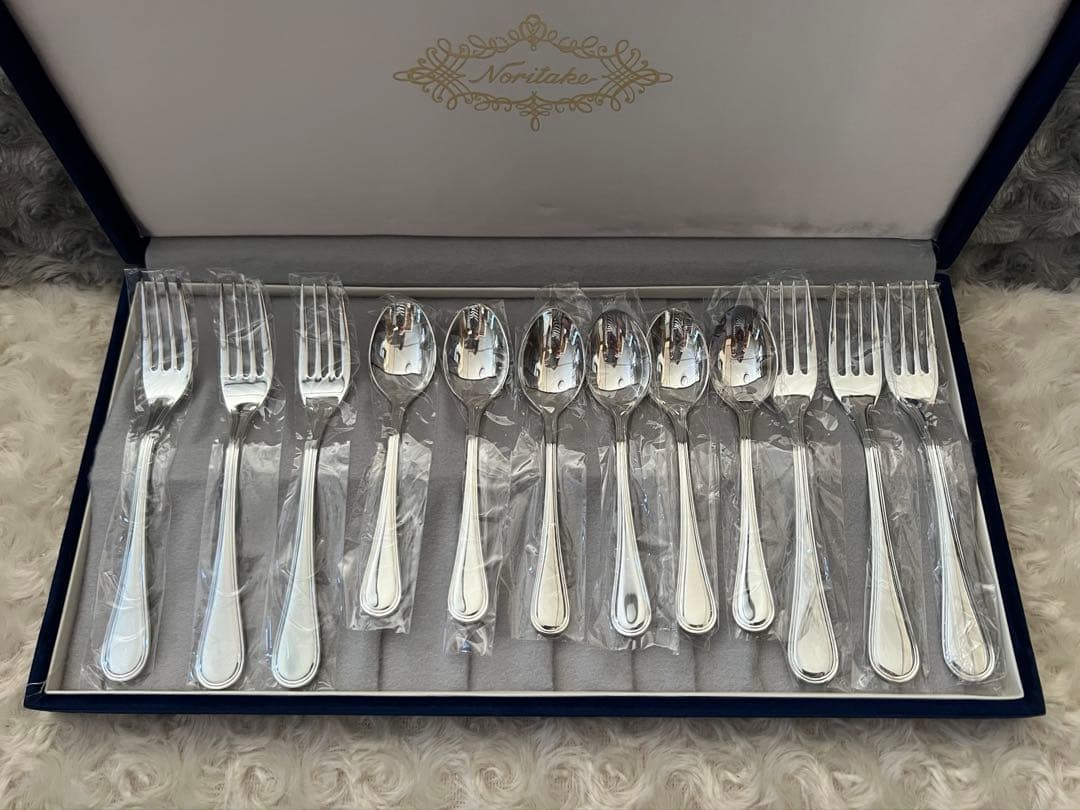 ノリタケ　カトラリーセット　カウンティス　スプーン＆フォークセット　12本セット