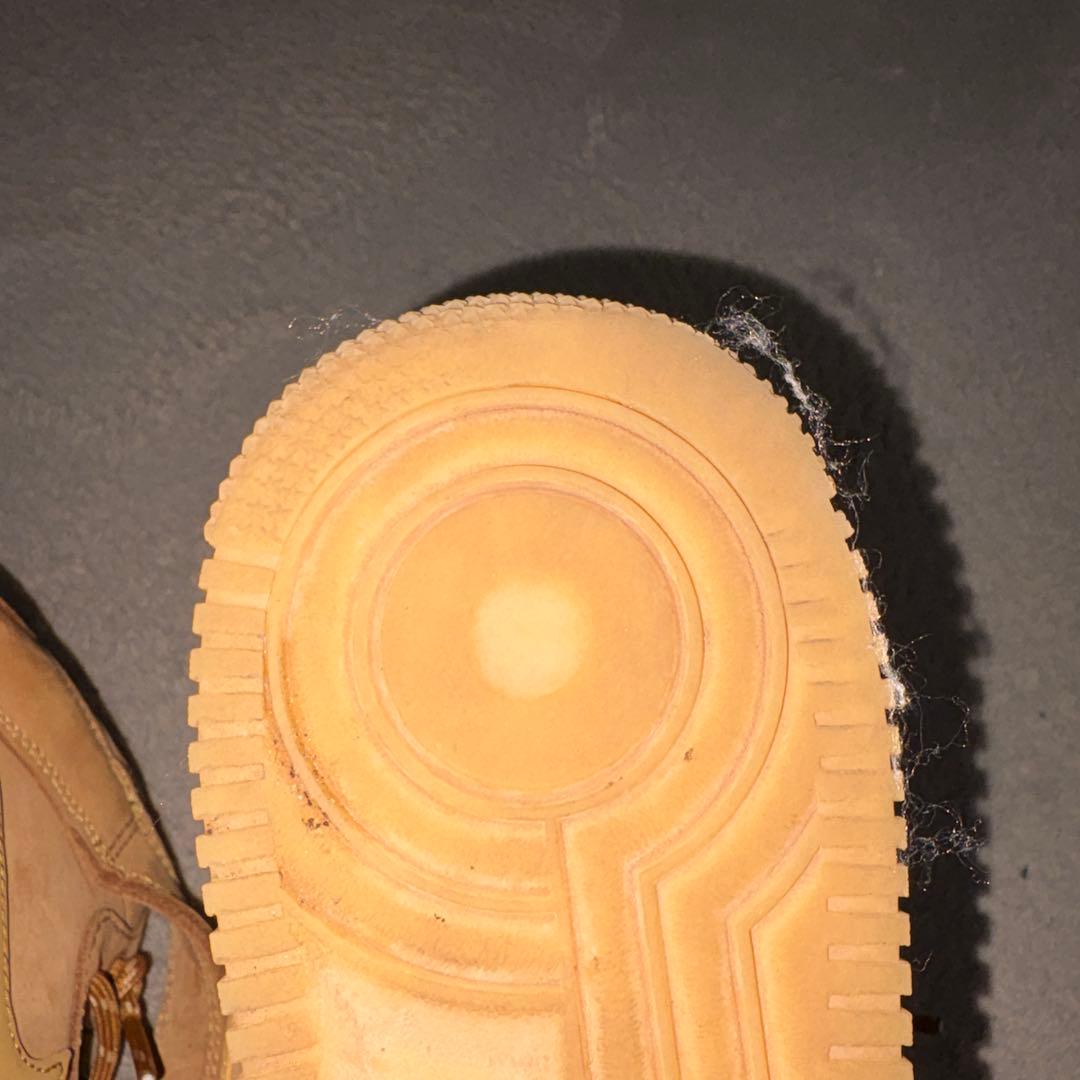 「美品」ナイキ　エアフォース１　ミッド　ベージュ　２７.５