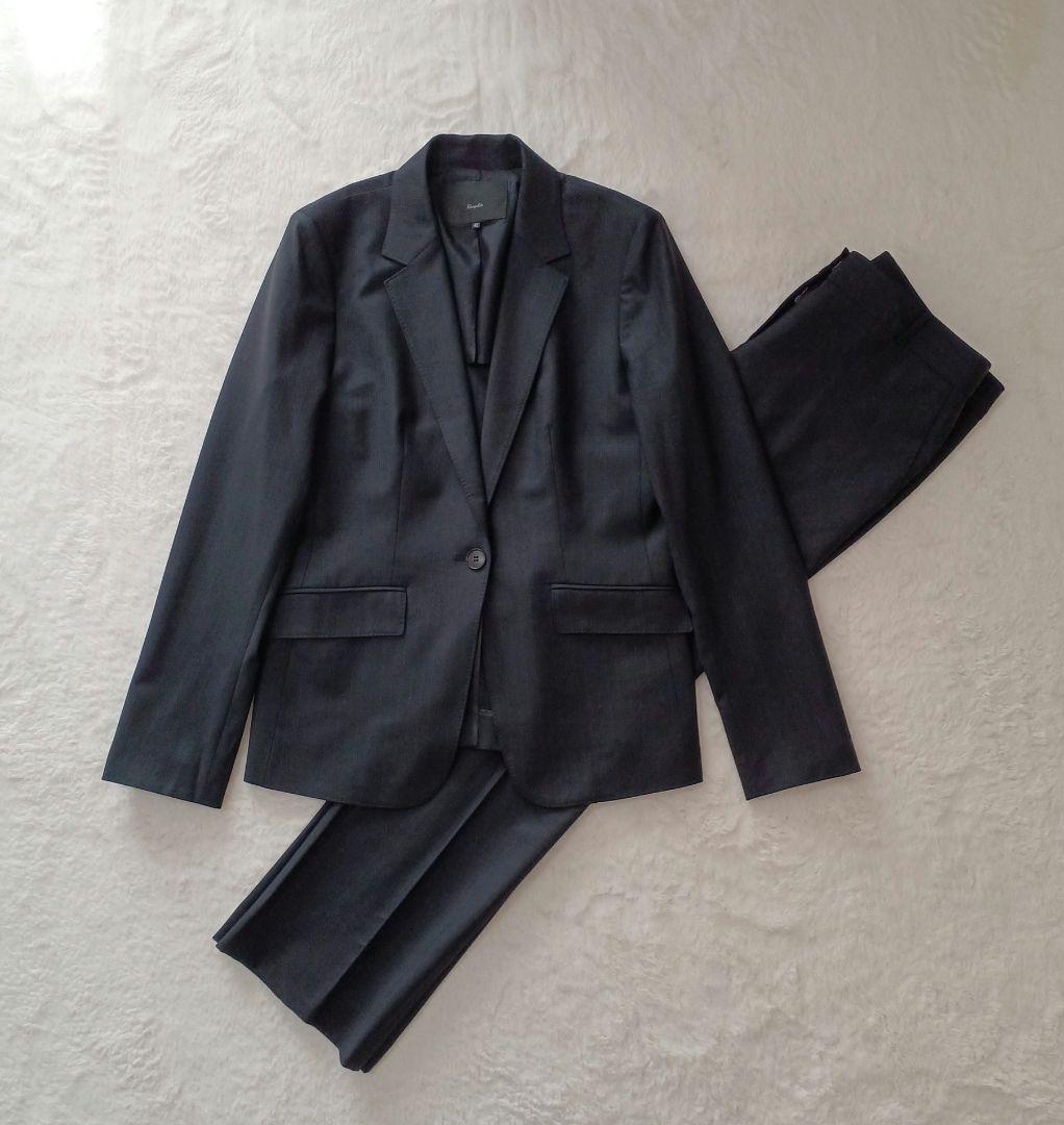 iCB complete 高級ライン パンツセットアップ 42　大きいサイズ　紺