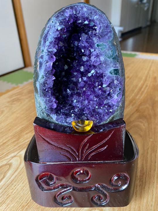 今日特別価格【極上】ウルグアイ產アメジストクラスター原石（除厄納福幸運水晶）