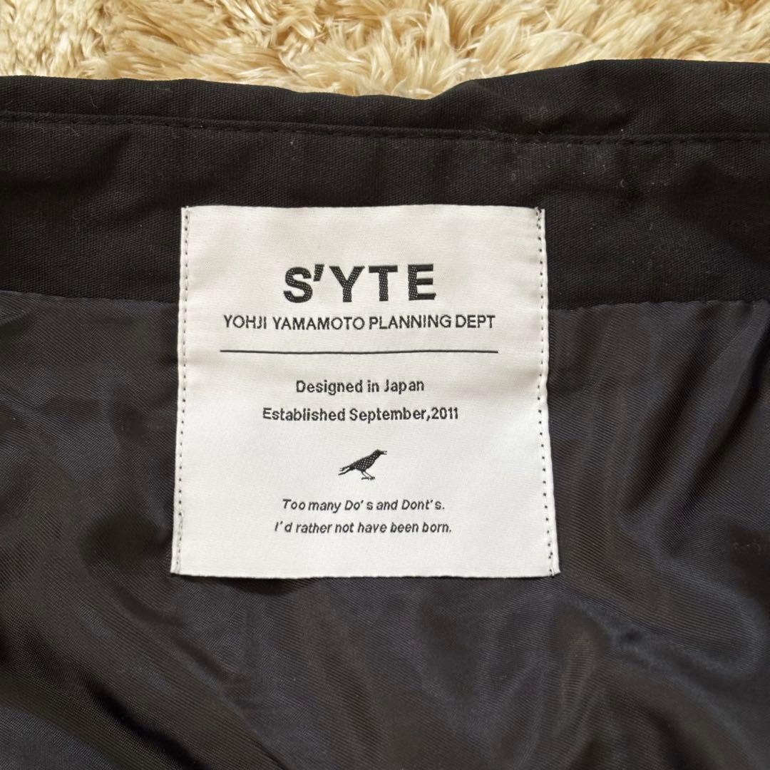 S'YTE ヨウジヤマモトサイト メッセンジャーコーチジャケット 黒 3