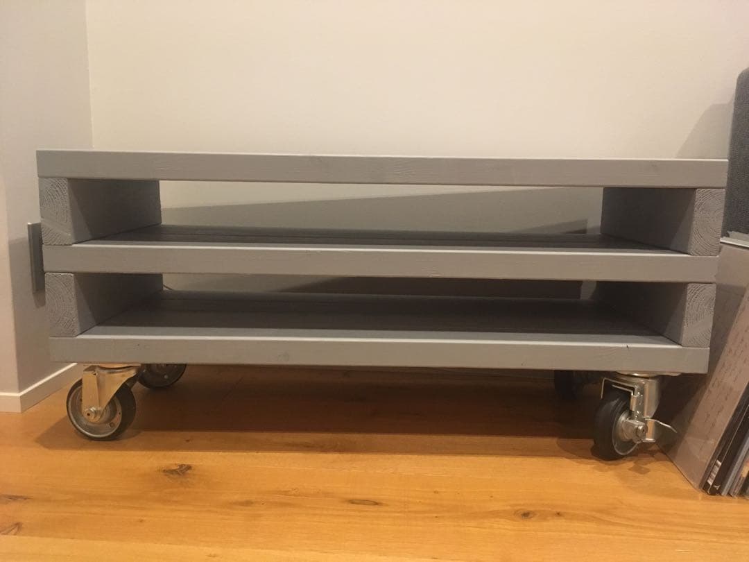 送料込 テレビボード/ローテーブル キャスター付