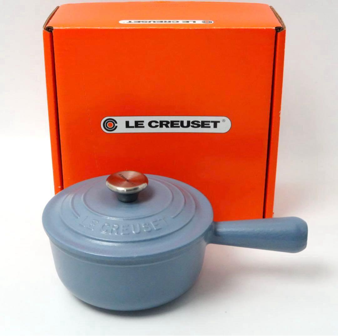 【美品】LE CREUSET　ソースパン　ミネラルブルー　16cm