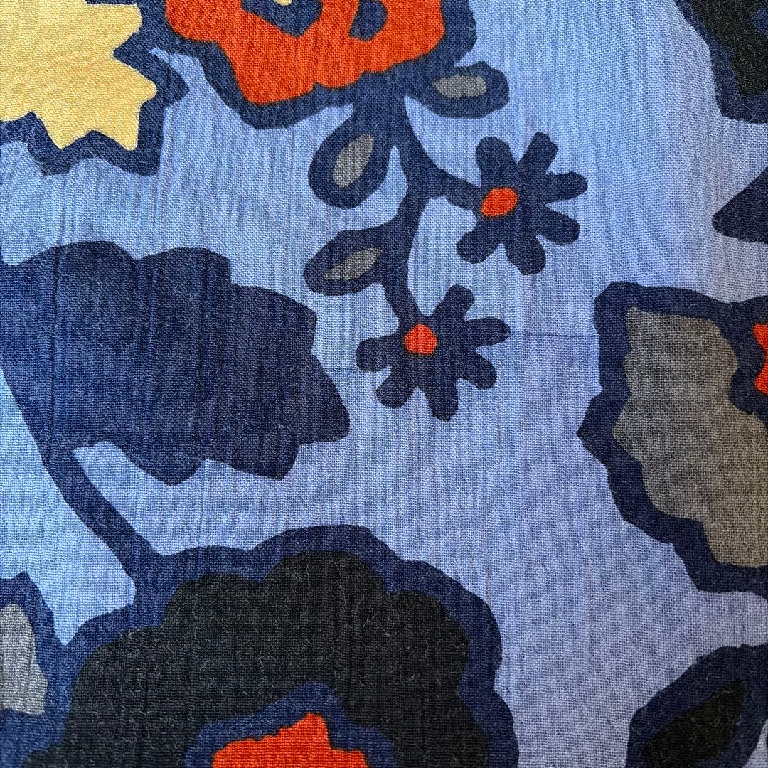 SOUSOU　ソウソウ　高島縮 薙刀長方形衣　野花つみ　長丈