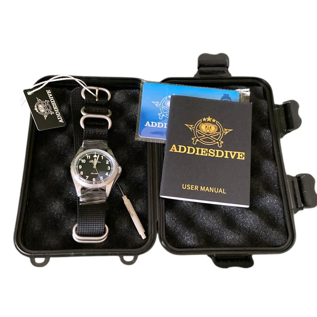 【新品未使用】ADDIESDIVE ミリタリー フィールドウォッチ AD2079