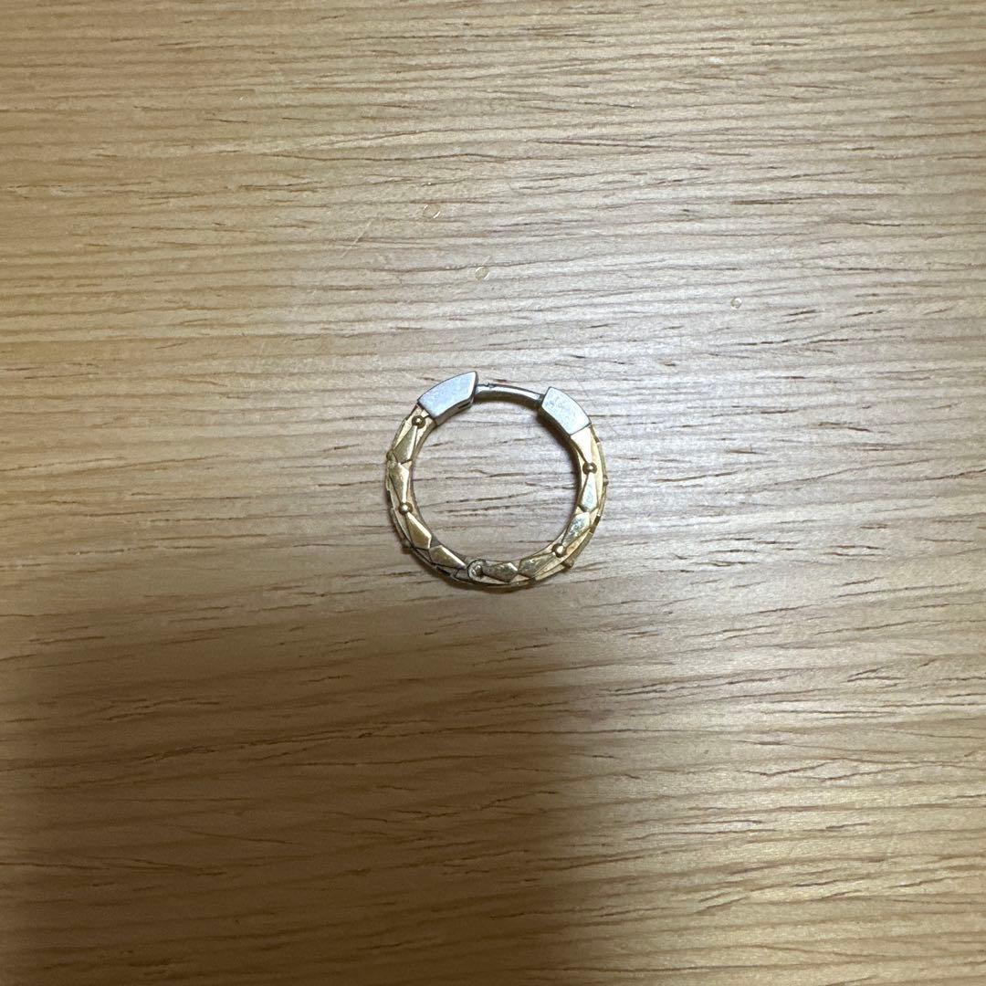 【正規】Maison Margiela マルジェラ エングレーブ フープ ピアス