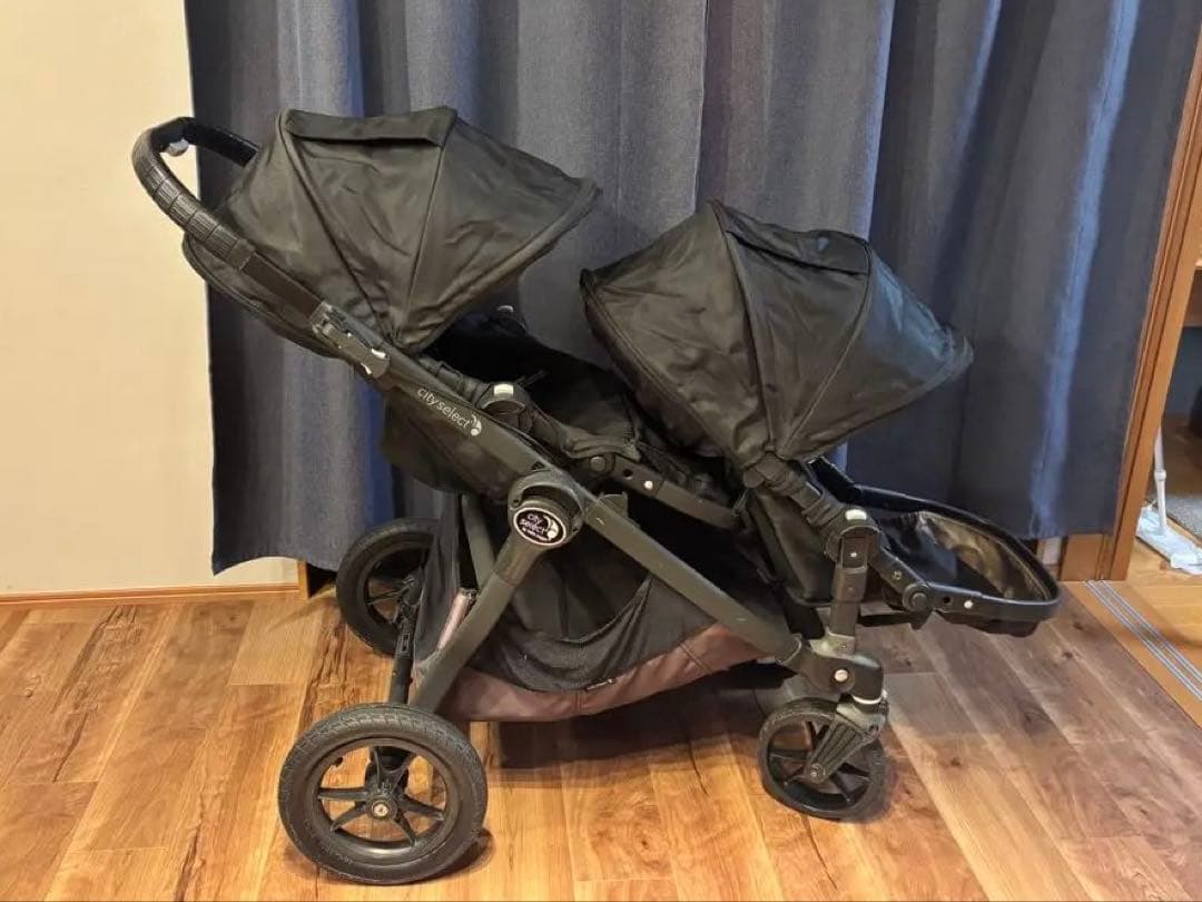 ベビージョガー　ベビーカー　バギーシティセレクト2人乗り　双子　発送費出品者負担