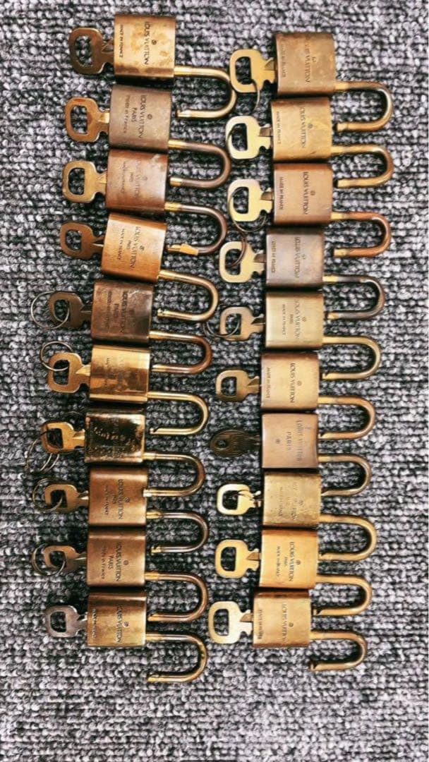 ルイヴィトン　LV カデナ　パドロック　鍵1つ付き　20個セット