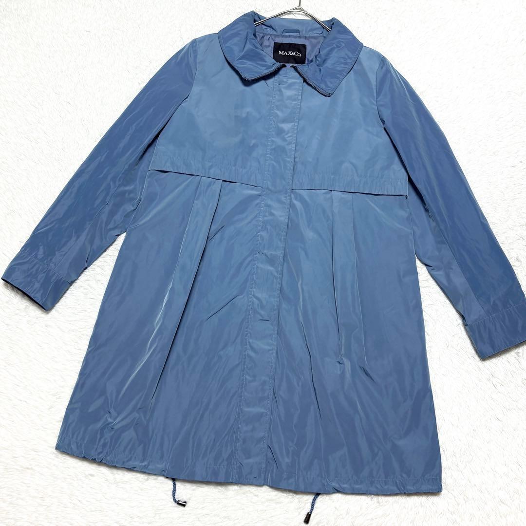 マックスマーラ Max&co 大きいサイズ ナイロン スプリングコート 上品
