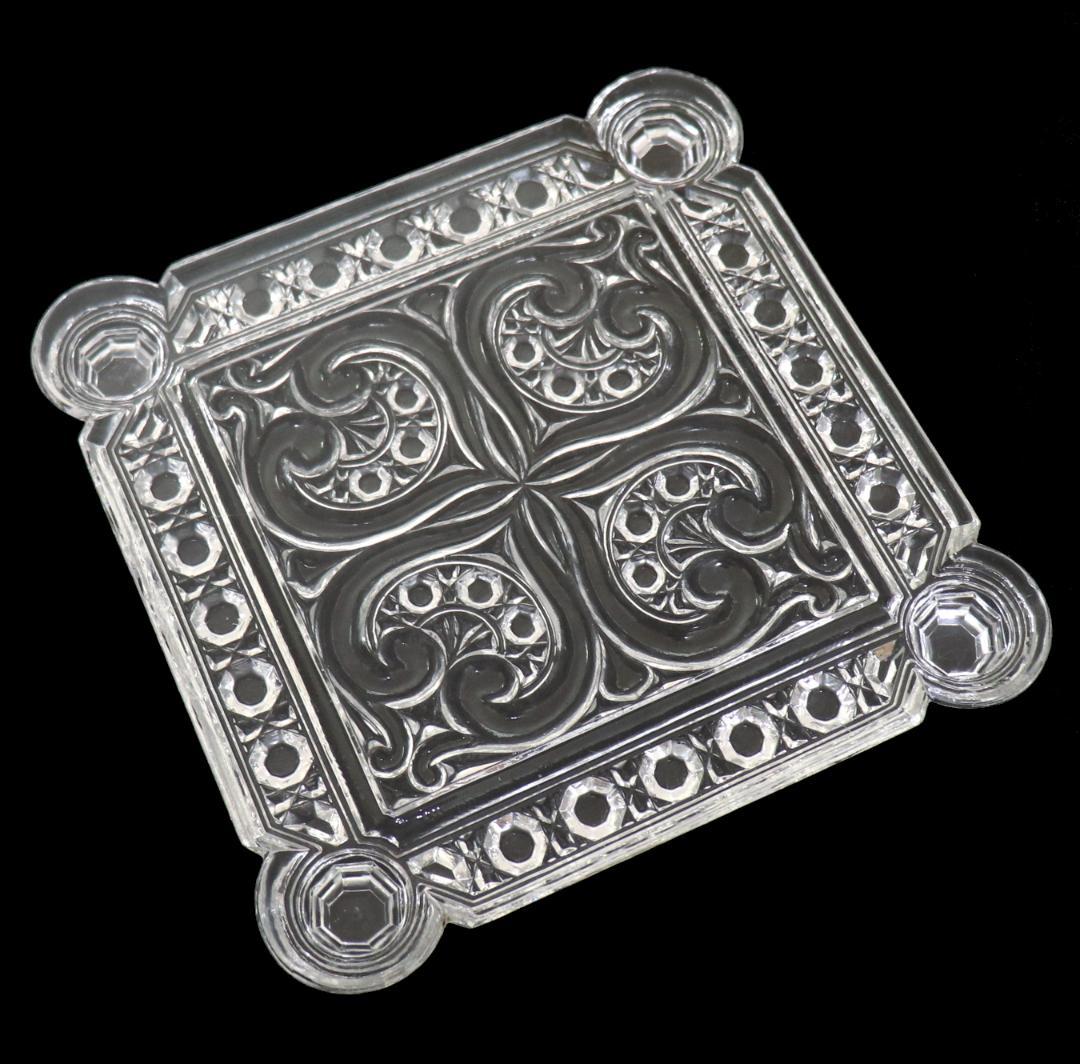 オールド・バカラ 大型 センターピース ダイヤモンド トレー ギャルドナップ