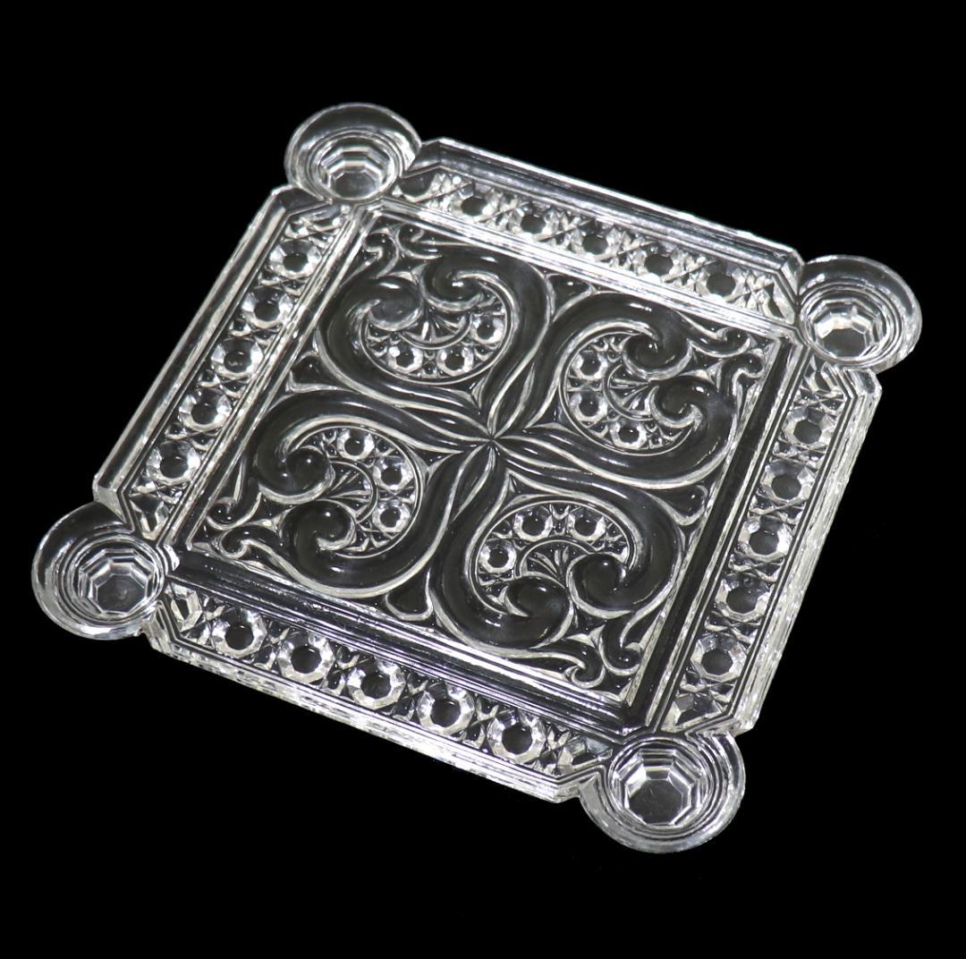 オールド・バカラ 大型 センターピース ダイヤモンド トレー ギャルドナップ