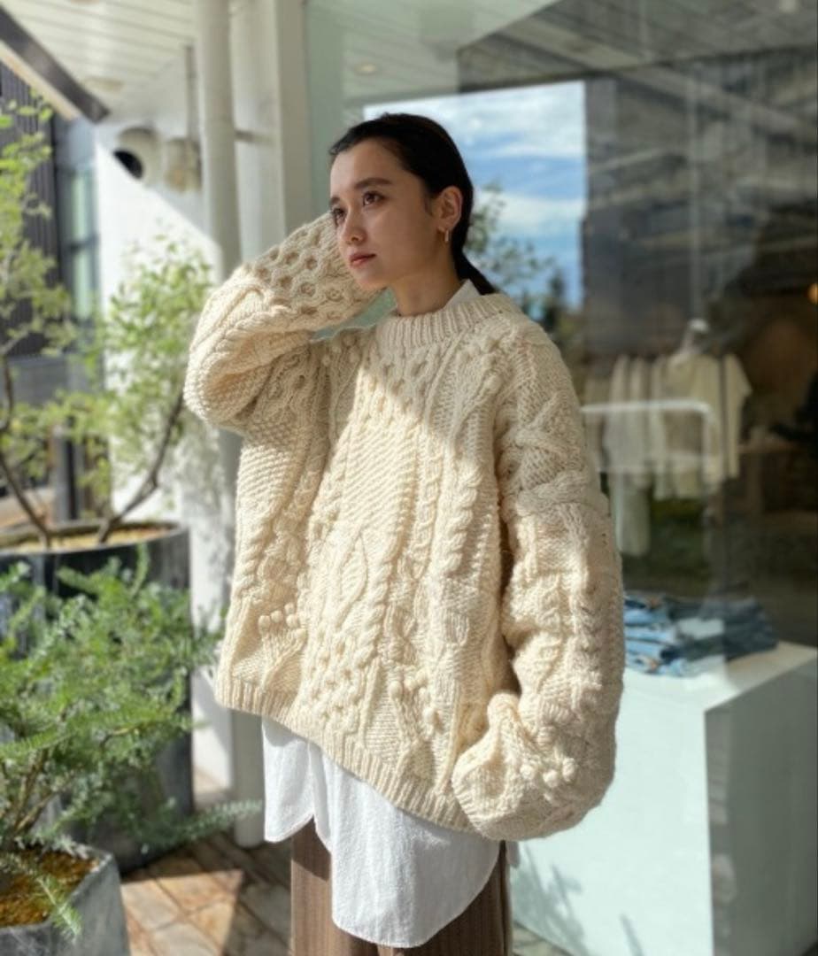 トゥデイフル　パターンハンドニット