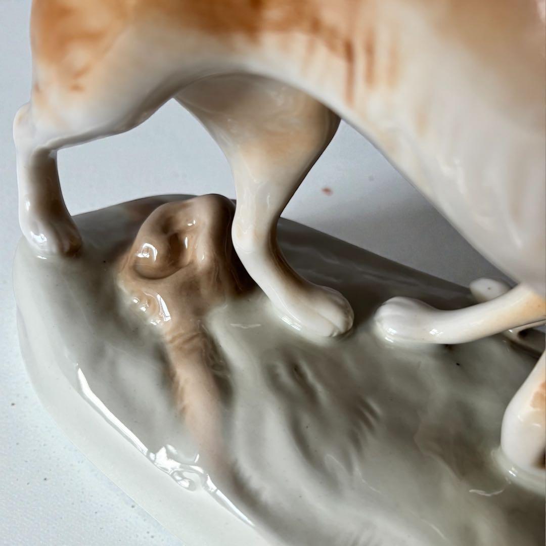 アンティーク雑貨  Dux Hunting Dogs Figurine
