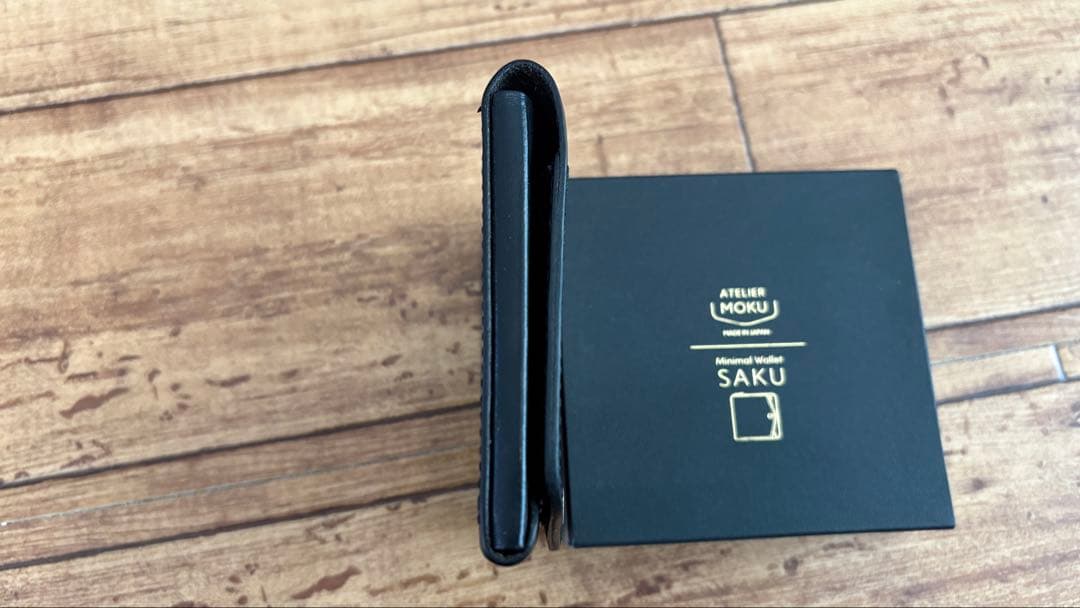 moku 小さな財布 saku ver.3 プエブロレザー ブラック