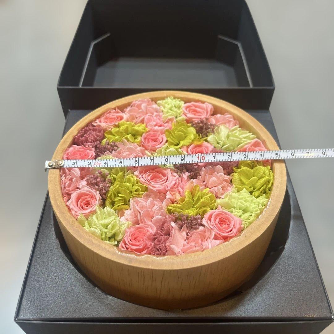 Nicolai Bergmann プリザーブドフラワーマンゴーポットピンクローズ