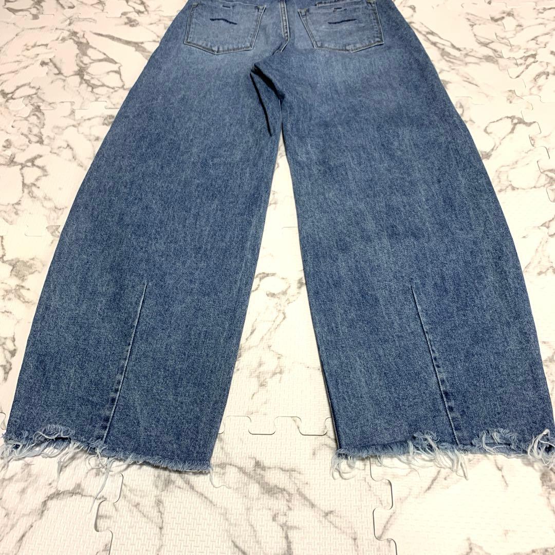 YANUK ヤヌーク LAURA カーブテーパードデニム 23サイズ