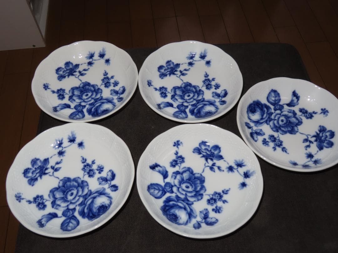 リチャードジノリ　ローズブルー　プレート5枚