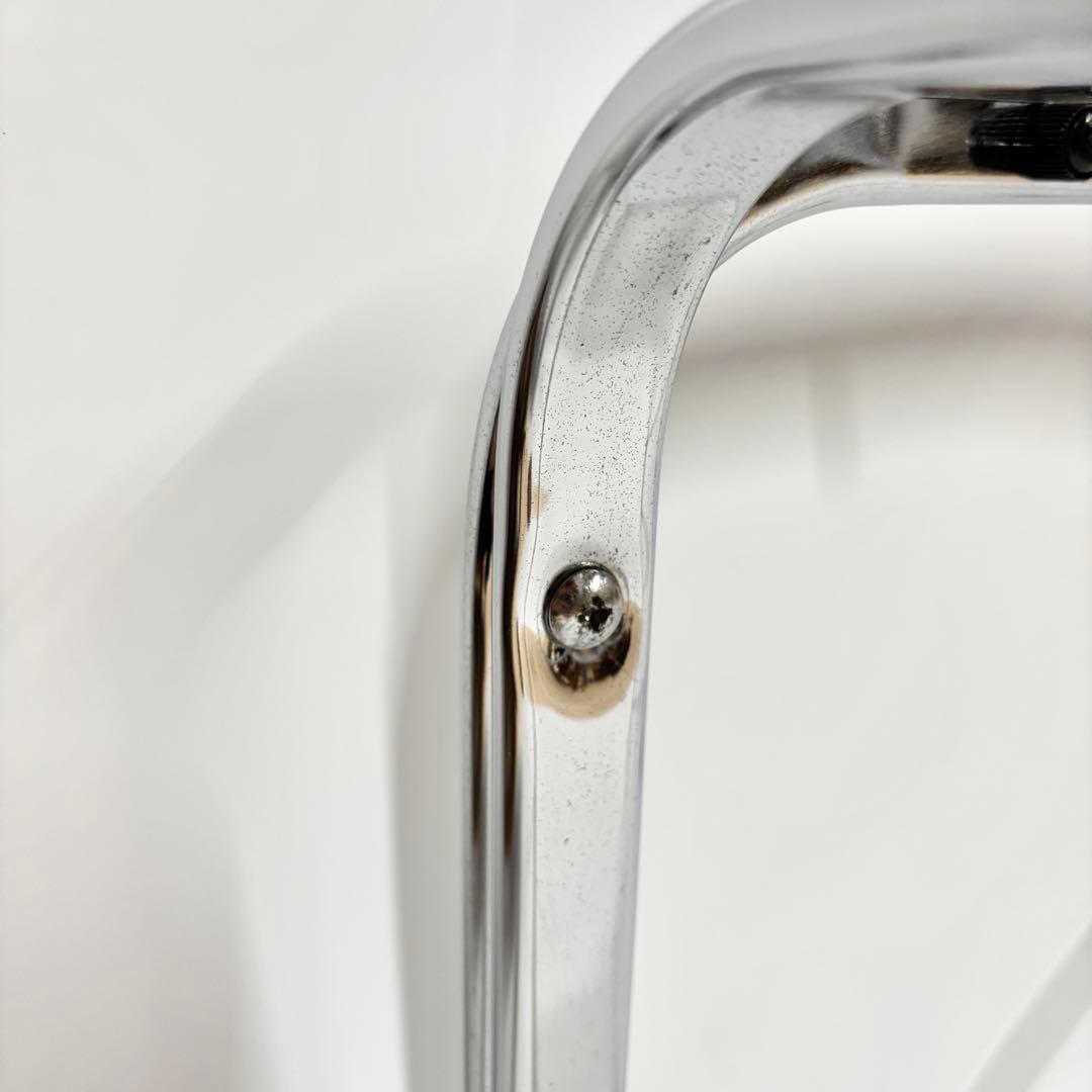 ガラステーブル サイドテーブル クローム スペースエイジ ミッドセンチュリー