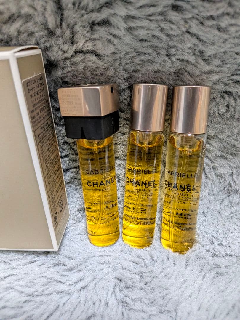 ほぼ未使用シャネル ガブリエルオードゥパルファムツイスト＆スプレイ 20ml×3