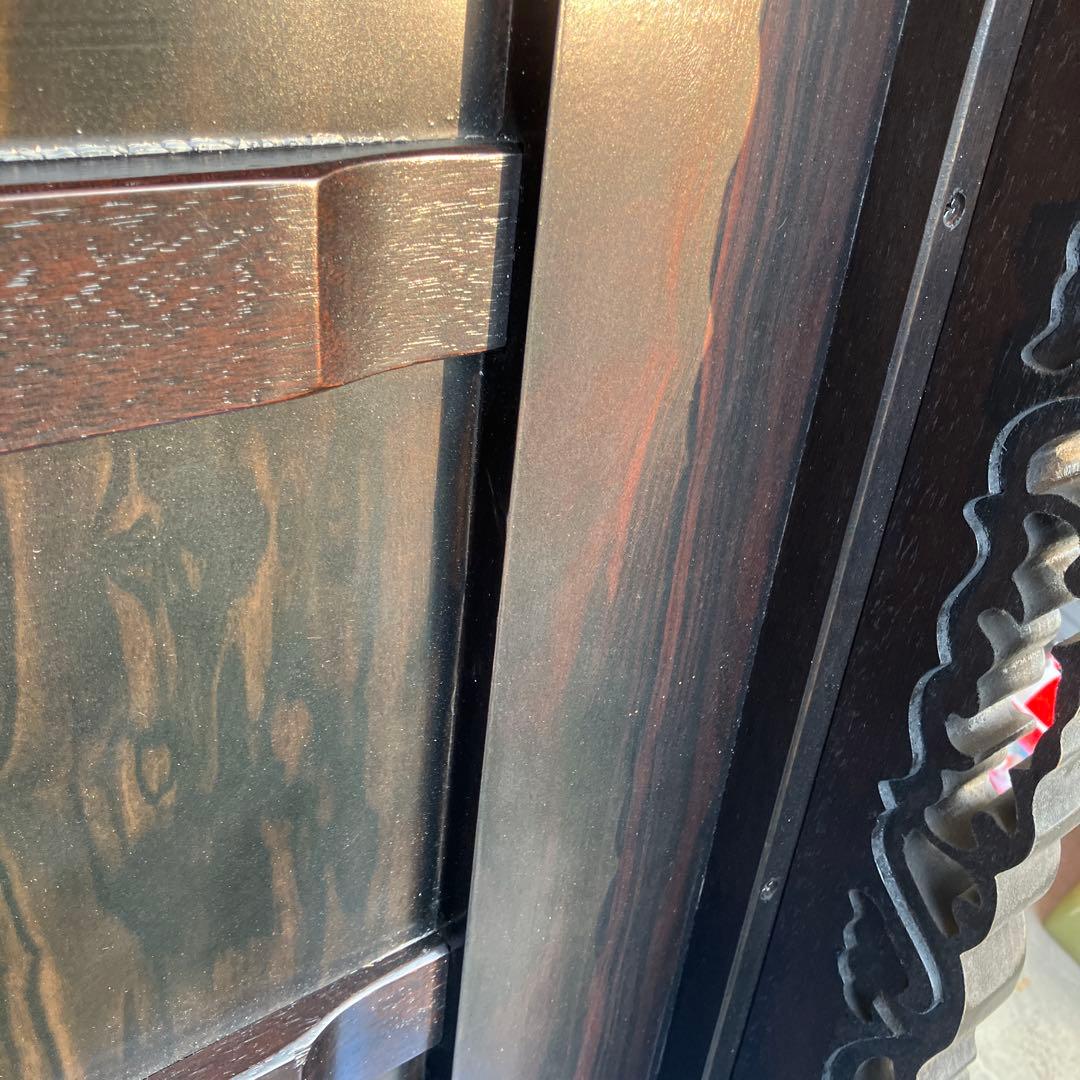 黒檀　座卓　骨董　ローテーブル　古道具　高級　座敷机　家具