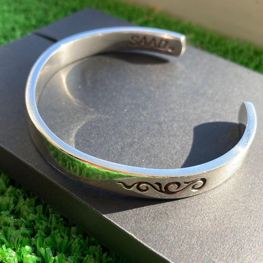 SAAD アラベスク柄　逆転彫Ｋ18太陽神