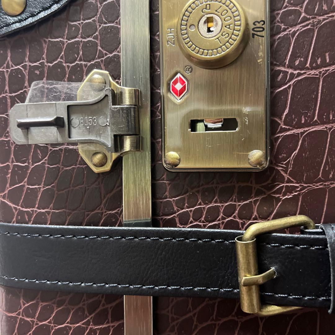 HANAism ハナイズム　キャリーケース　クロコブラウン　XXL セット