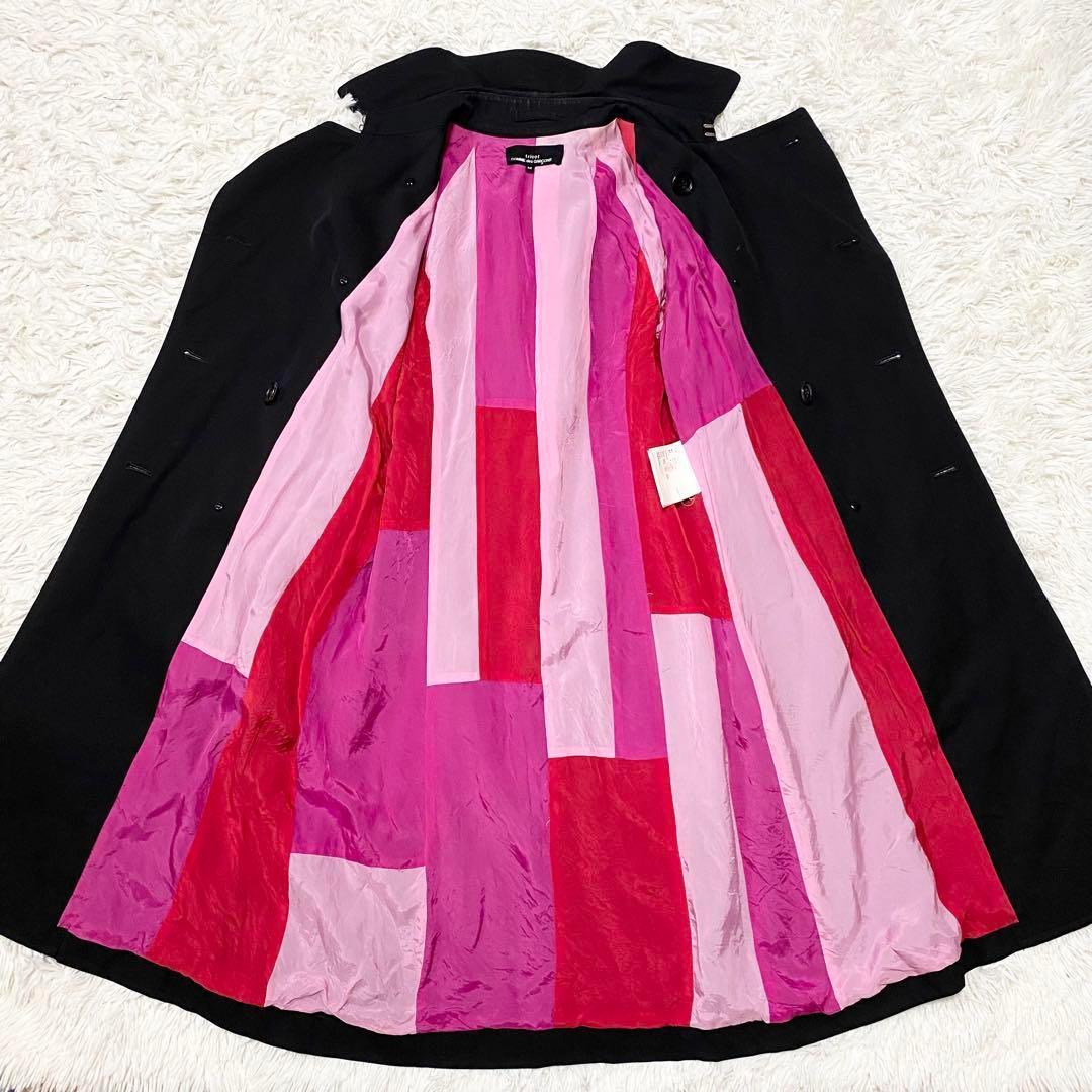 COMME des GARÇONS Multicolor Coat Black