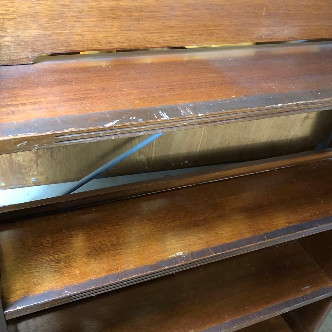 ブックシェルフ 昭和レトロ 木製本棚 現代日本文学全集 アンティーク インテリア