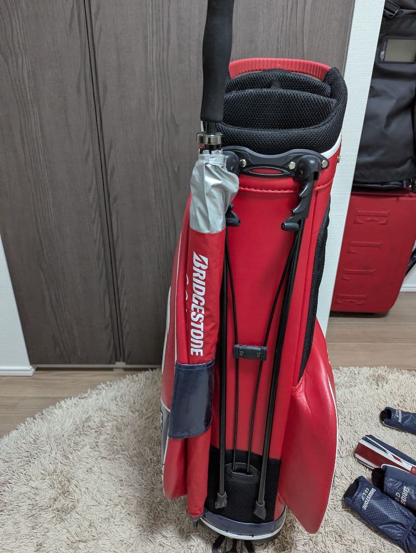 BRIDGESTONE メジャーコレクション　キャディバッグ 　ヘッドカバー付き