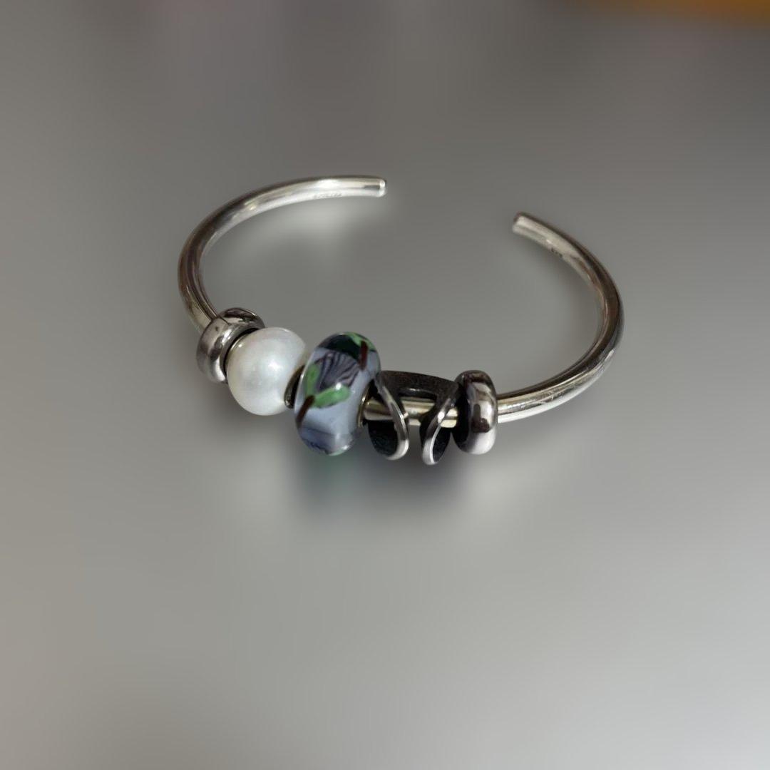 Trollbeads トロールビーズ シルバーバングル