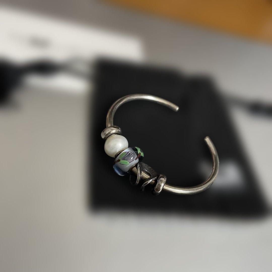 Trollbeads トロールビーズ シルバーバングル