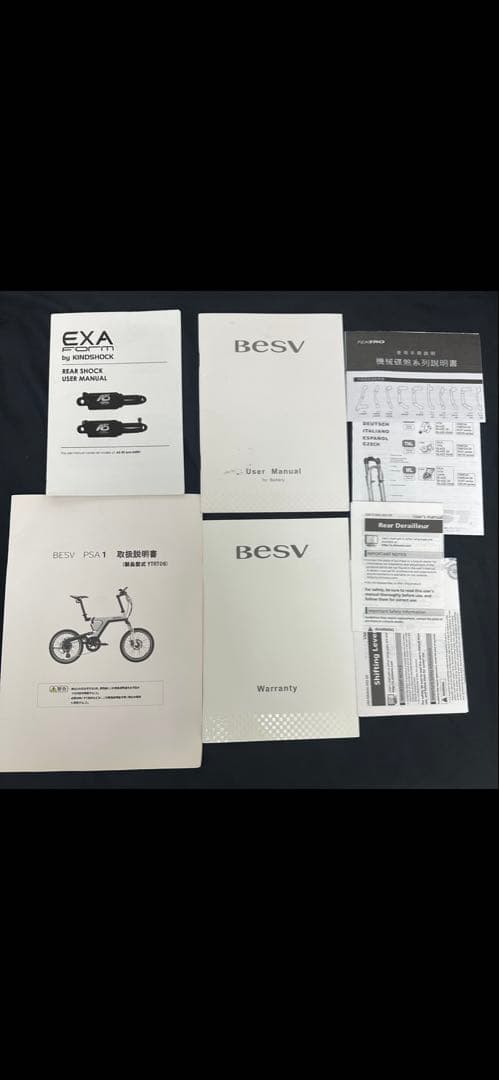 ゴン　ベスビー BESV PSA1 電動アシスト自転車 20インチ 白黒