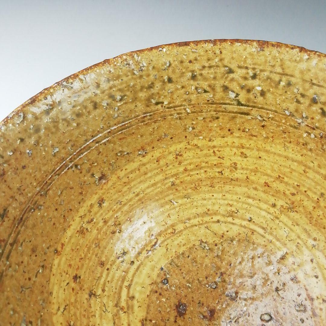 Ｔ４１１　茶碗　『伊羅保茶碗』　『宇田佐平 造』　共箱　抹茶碗　茶道具