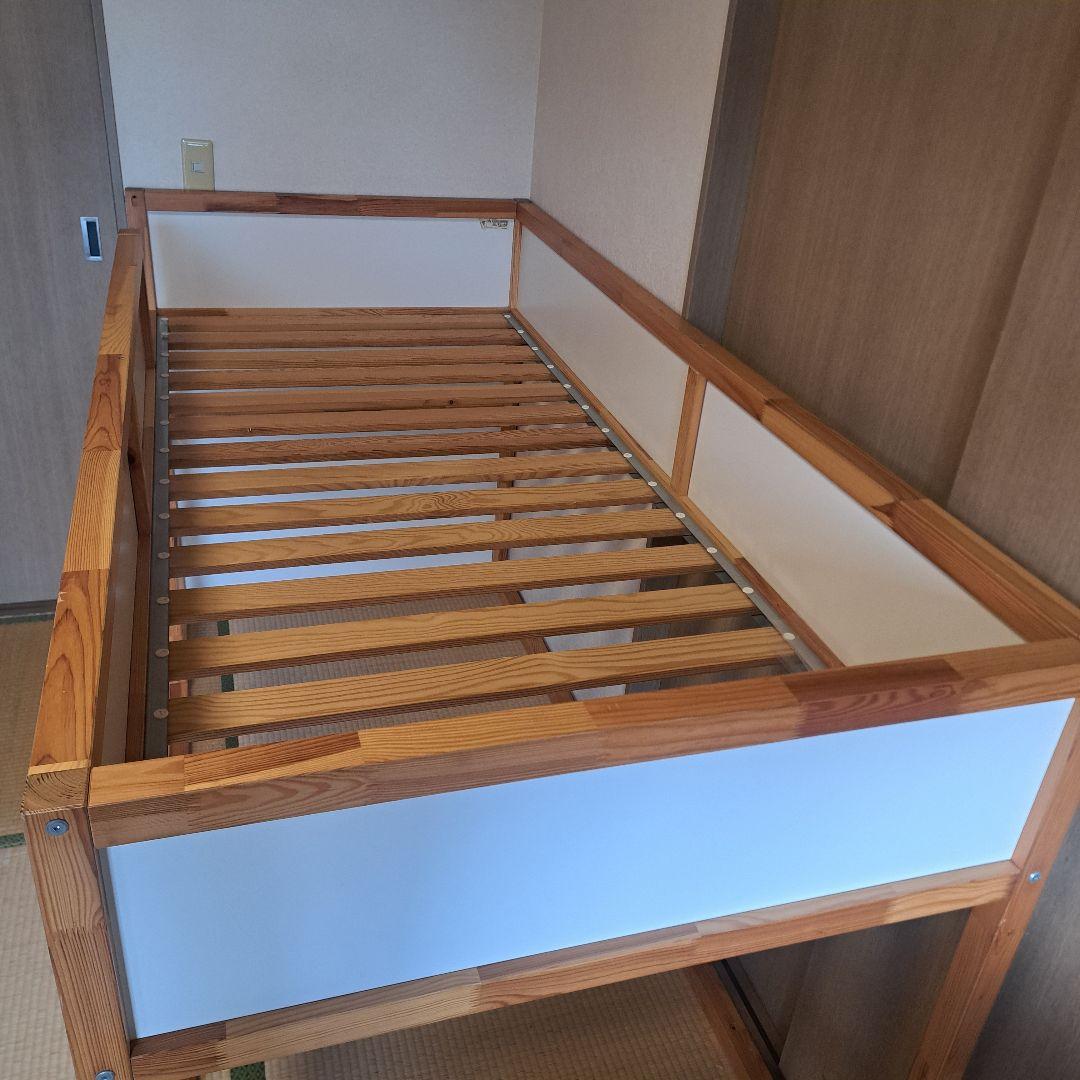 イケア IKEA KURA リバーシブル ベッド ロフト 中古 引取り限定