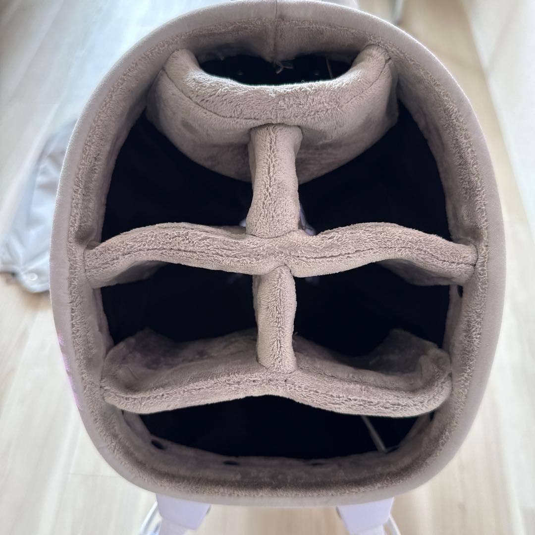 ゼロハリバートン　キャディバッグ　スタンド式　軽量　グレー