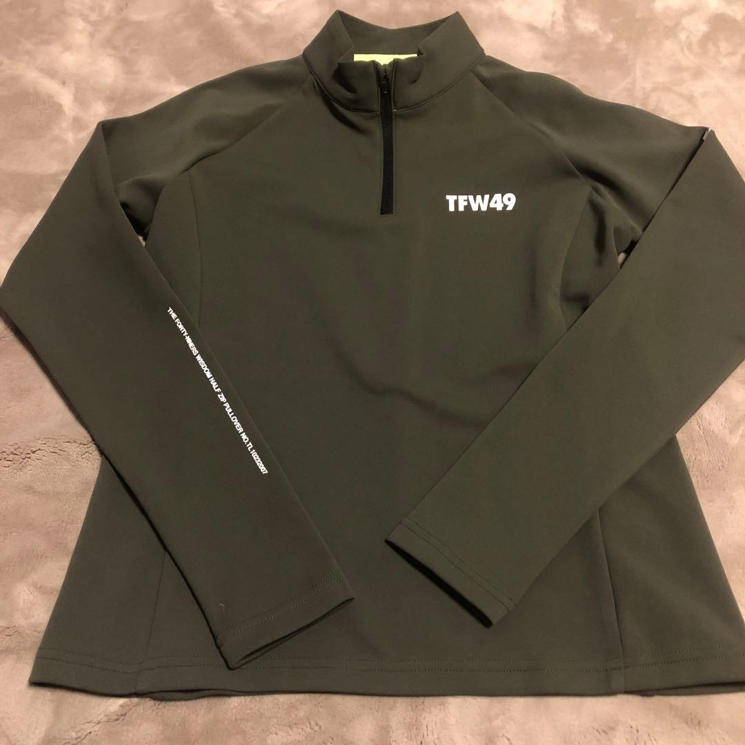 美品✨　TFW49 ハーフジップ長袖シャツ　レディース　ゴルフウェア　Mサイズ