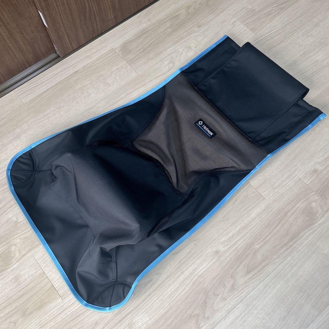 【美品】Helinox／ヘリノックス　サンセットチェア ブラック×ブルー