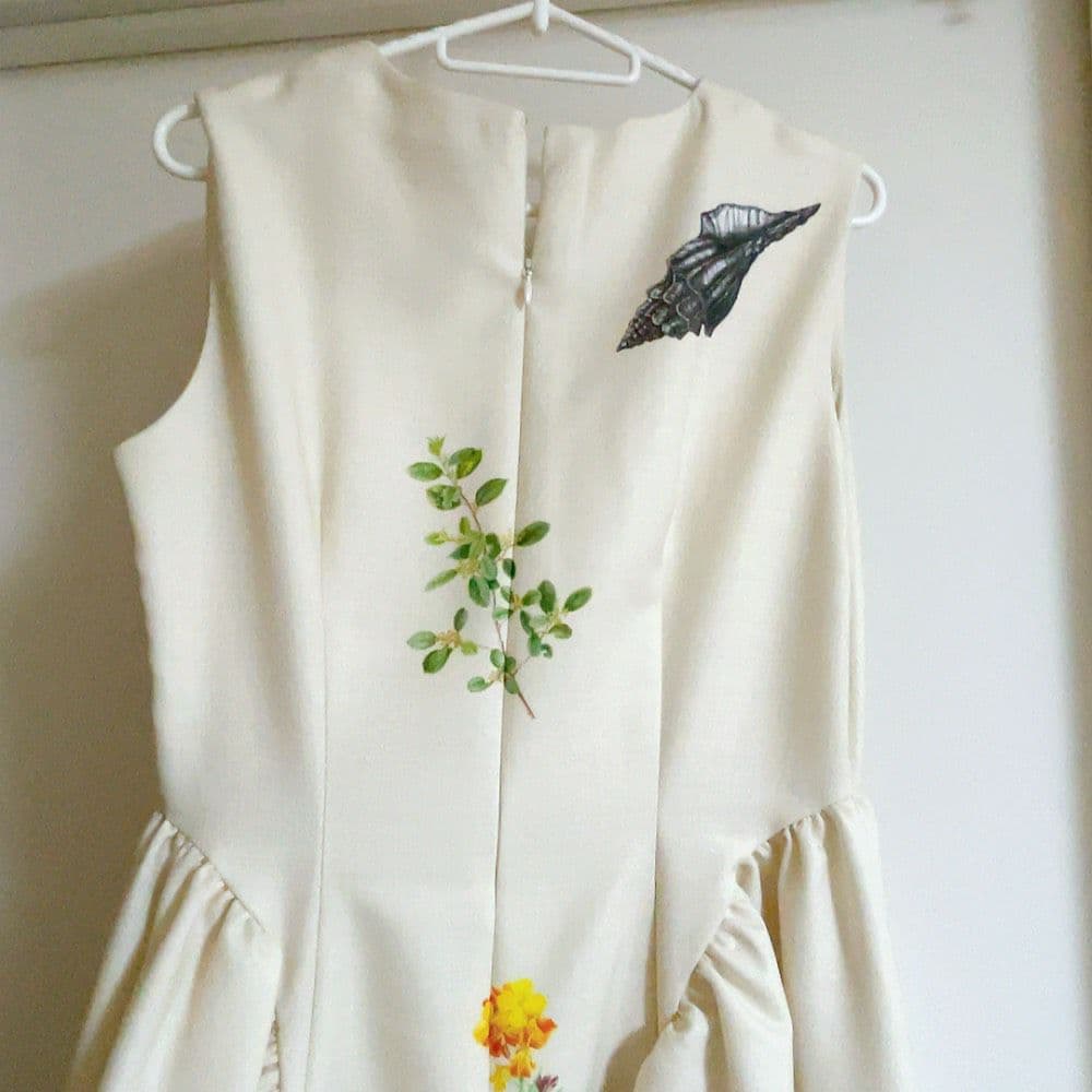 ワンピース AMERI VINTAGE ELEANOR LINEN LIKE DRESS