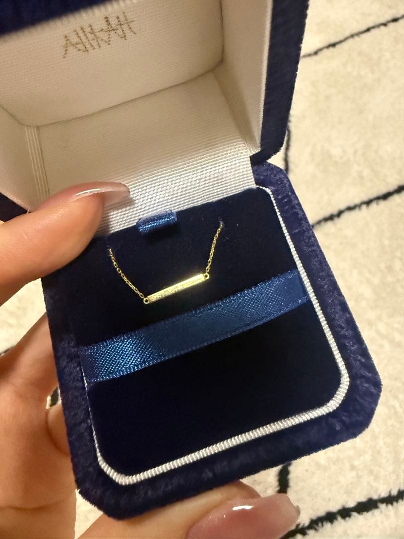 AHKAH アーカー ティナチェーン ブレスレット K18YG ダイヤ 【美品】