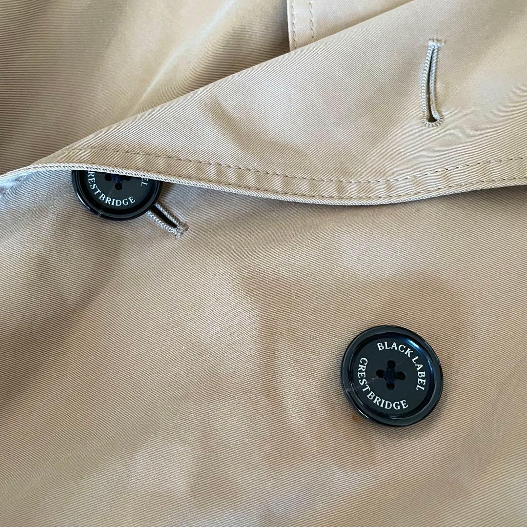 美品✨ブラックレーベルクレストブリッジ トレンチコート ライナー付 ベージュ M