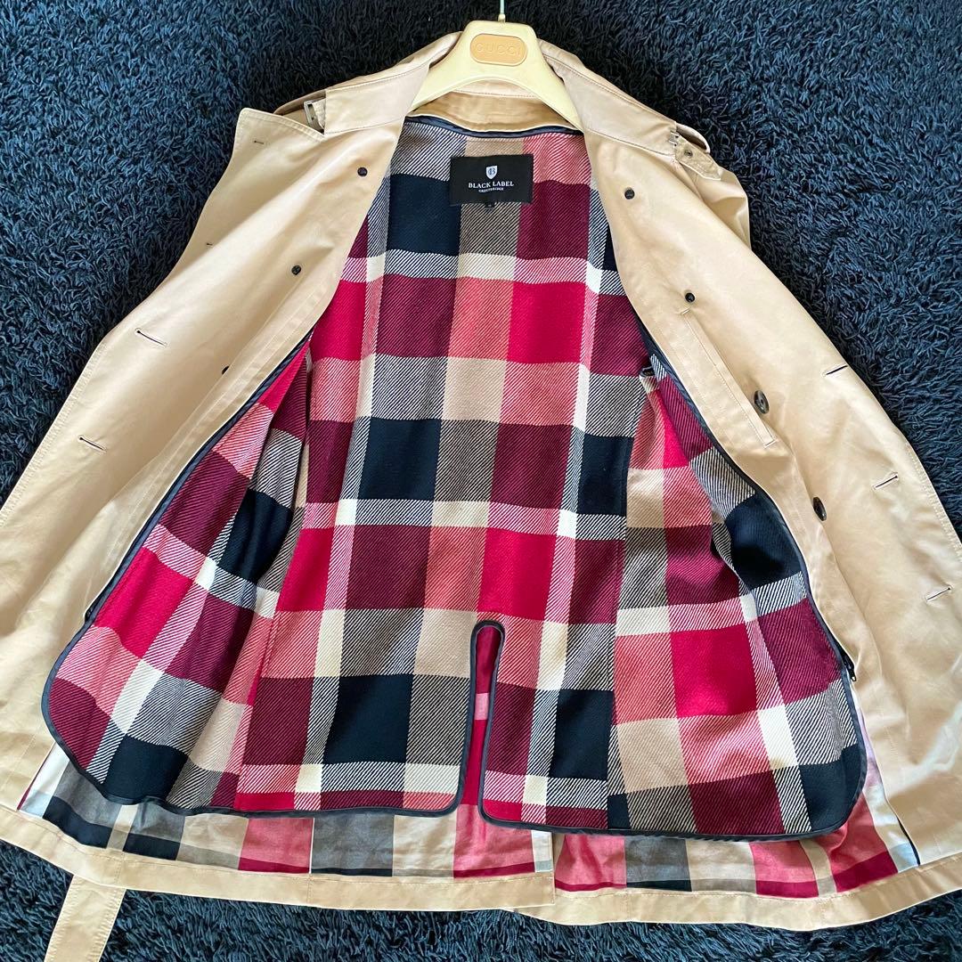 美品✨ブラックレーベルクレストブリッジ トレンチコート ライナー付 ベージュ M