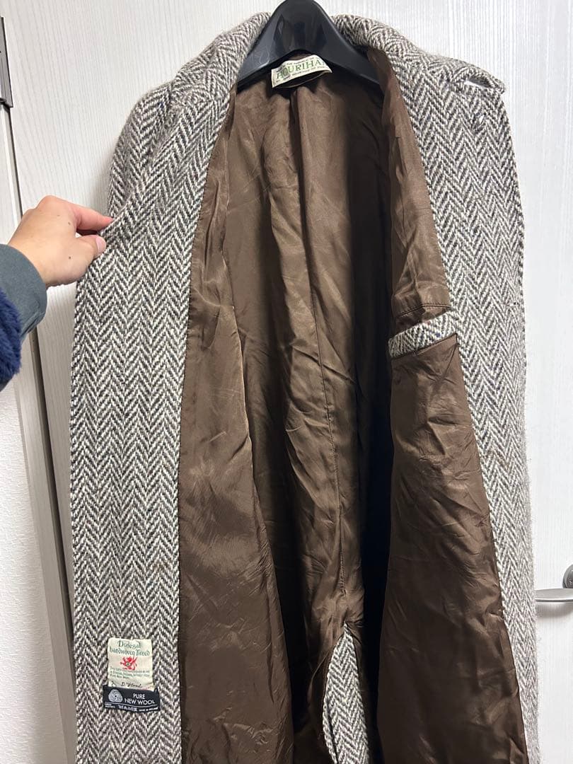 ジャケット・アウター JIMMY HOURIHAN Donegal Tweed Long Coat