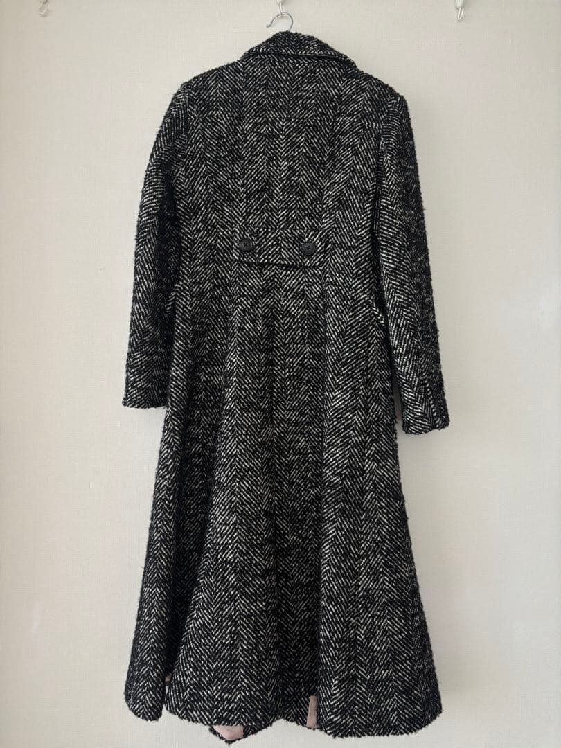 【her lip to】　ツイード　ロングコート　 M